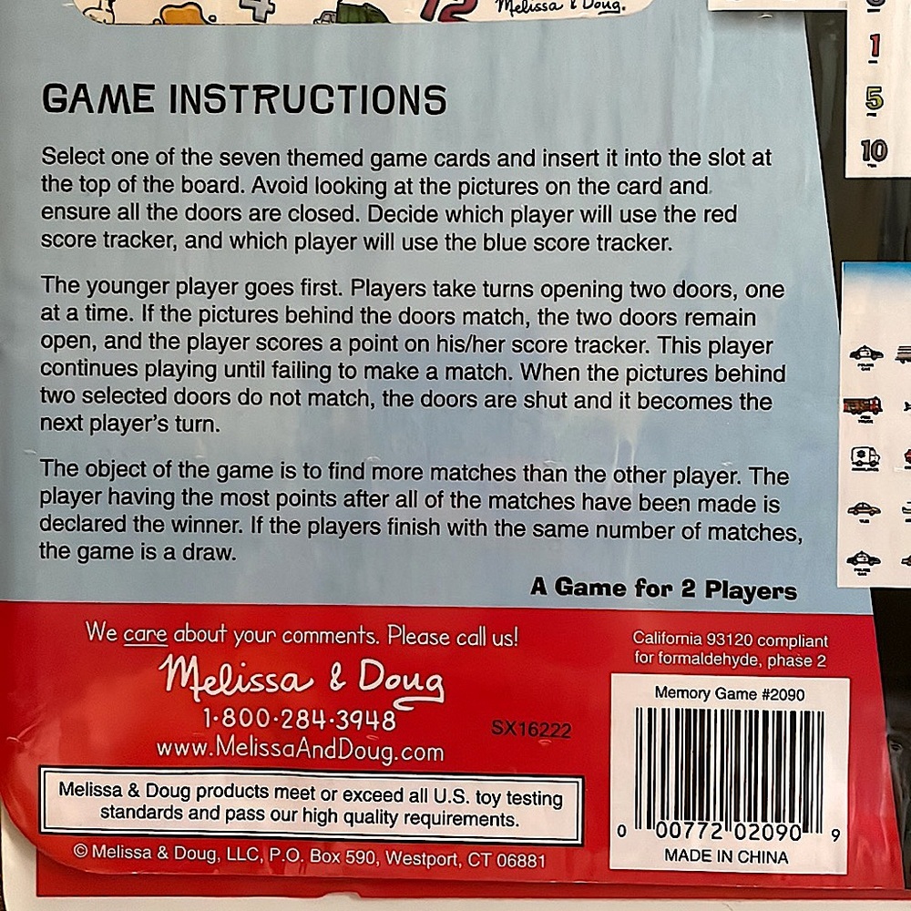 Melissa & Doug flip to Win wooden game. Ages 5+ - Picture 5 of 5